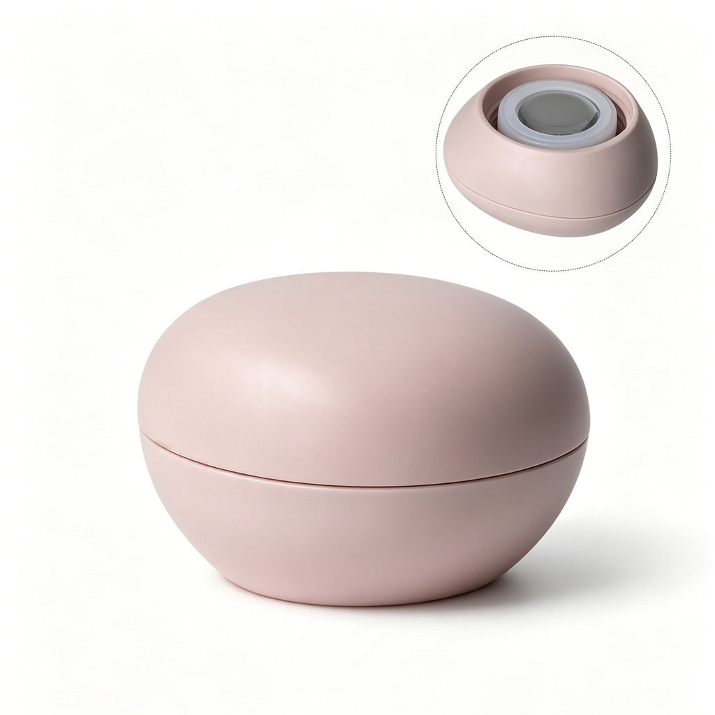 Die pinkfarbene isolierte Edelstahlflasche