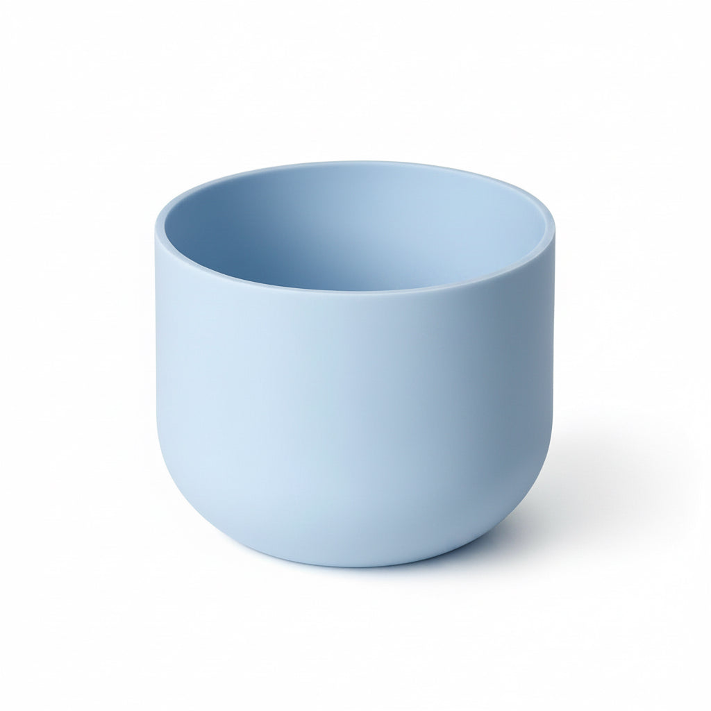 Die blaue isolierte Edelstahlflasche